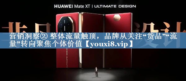 營(yíng)銷(xiāo)洞察② 整體流量觸頂，品牌從關(guān)注“貨品”“流量”轉向聚焦個(gè)體價(jià)值