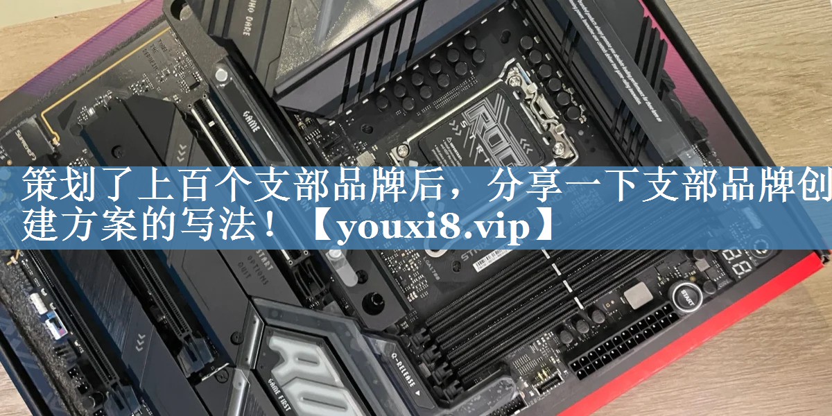 策劃了上百個(gè)支部品牌后，分享一下支部品牌創(chuàng  )建方案的寫(xiě)法！